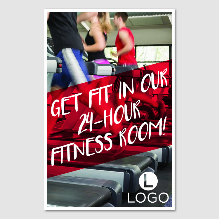 Fitness Room Poster – Large (11 x 17) | Creative Services - Burlington ...